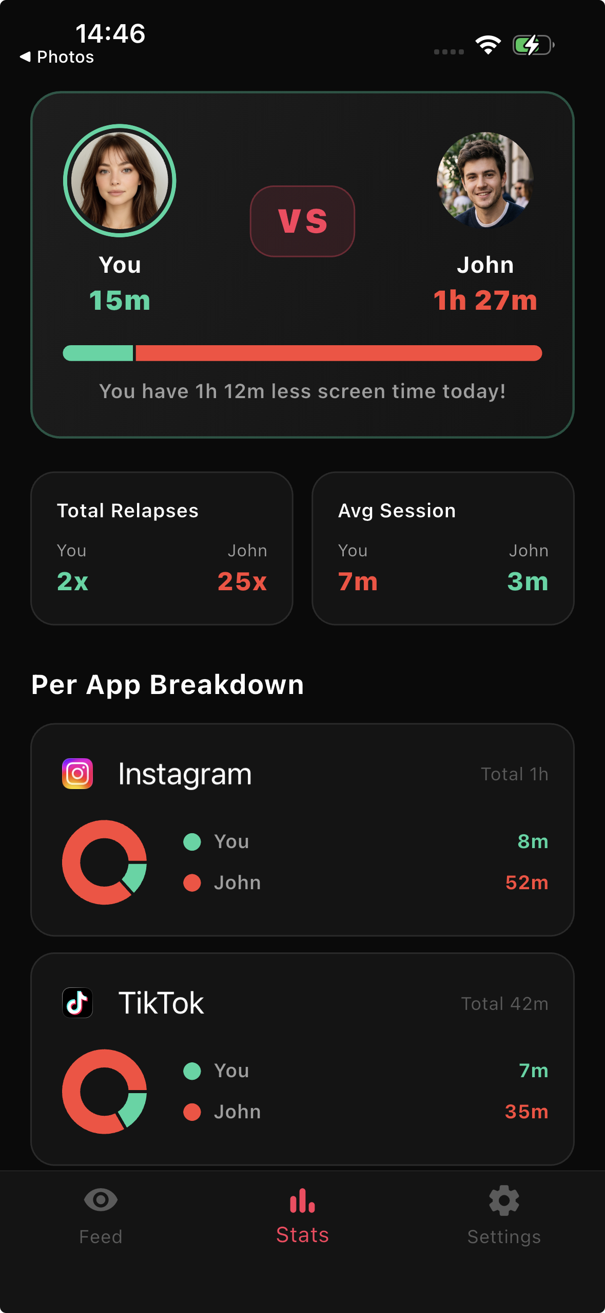 Caught Stats Screen